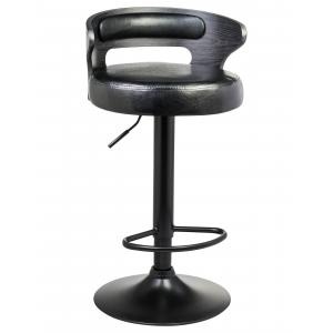 Барный стул Fredly Black чёрное дерево, чёрный