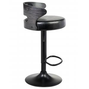 Барный стул Fredly Black чёрное дерево, чёрный