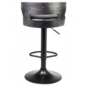 Барный стул Fredly Black чёрное дерево, чёрный