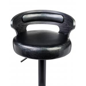 Барный стул Fredly Black чёрное дерево, чёрный