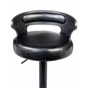 Барный стул Fredly Black чёрное дерево, чёрный
