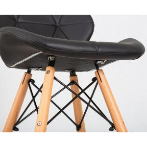 Стул барный BUTTERFLY BAR (ножки светлый бук, цвет чёрный)