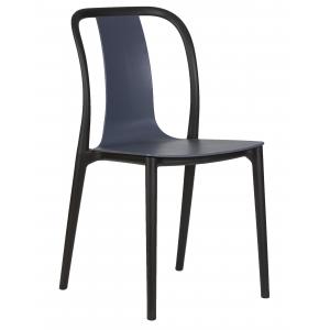 Стул Adam черно-синий пластик