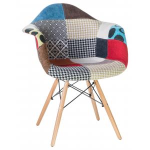 Кресло Eames Color patchwork ткань