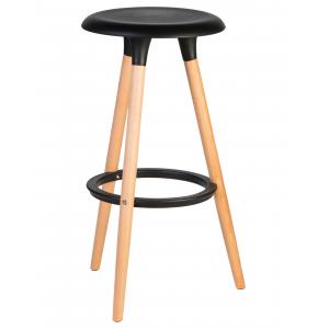 Табурет барный Royce светлый бук, черный