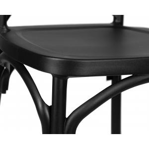 Стул Zilan чёрный пластик