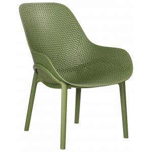 Стул-кресло Lonzo зеленый хаки