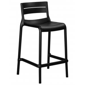 Полубарный стул Lenn чёрный