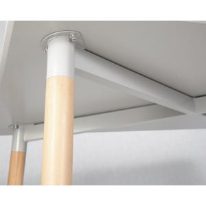 Стол Serra Wide ножки светлый бук столешница светло-серая