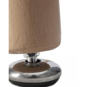 Стол Serra Wide ножки светлый бук столешница светло-серая