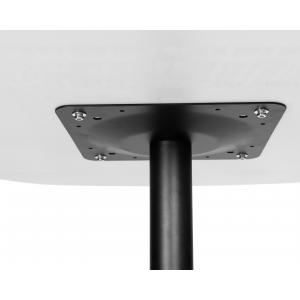 Стол Otisk 80x80 столешница белая, основание черное