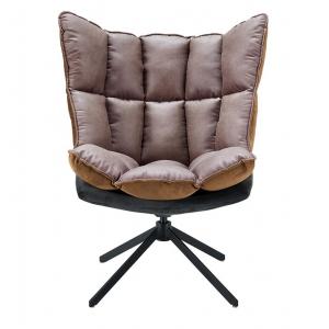 Лаунж кресло Kartell малое серый/коричневый