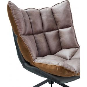 Лаунж кресло Kartell малое серый/коричневый