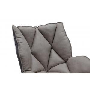 Лаунж кресло Moss серое