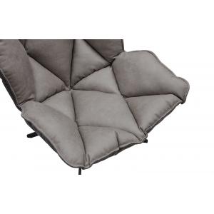 Лаунж кресло Moss серое