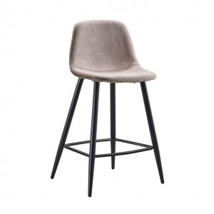 Полубарный стул Corsa бежевый ножки черные