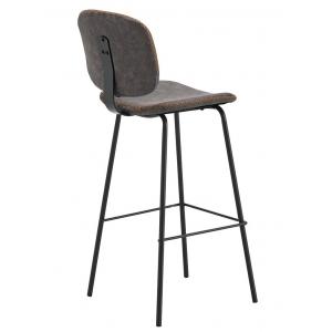Барный стул Ziggy серый