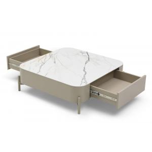 Журнальный стол Marbella серо-бежевый