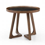 Стол журнальный Damaris D60, чёрная керамика