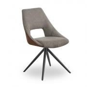 Стул Huma серый/ коричневый 