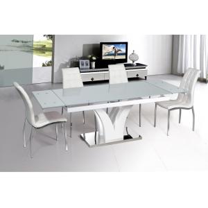 Стол обеденный Nogal раскладной белый