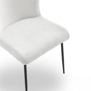 Стул Teddy Kon белый букле