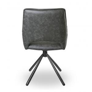 Стул с поворотным механизмом Barry серый