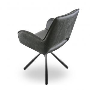 Стул с поворотным механизмом Barry серый