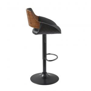 Барный стул Janim черное основание, черный