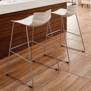 Барный стул Leaf белый