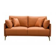 Диван California nappa 2-х местный золотисто-коричневый