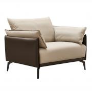 Кресло Elegante nappa бежево-коричневый