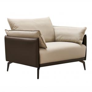 Кресло Elegante nappa бежево-коричневый