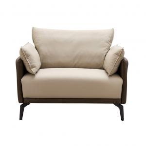 Кресло Elegante nappa бежево-коричневый