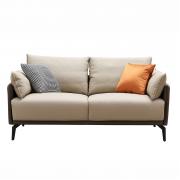 Диван Elegante nappa 2-х местный бежево-коричневый