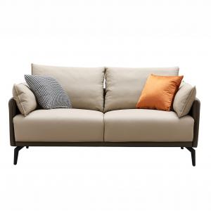 Диван Elegante nappa 2-х местный бежево-коричневый