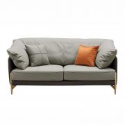 Диван Arte nappa 2-х местный серый комбо