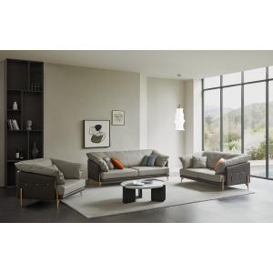 Кресло Arte nappa серый комбо