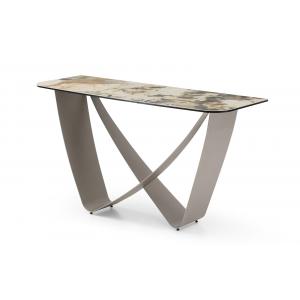 Консоль Paul керамика, серый металлик