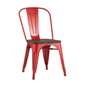 Стул TOLIX WOOD (Красный)