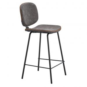 Стул полубарный Ziggy серый