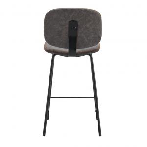 Стул полубарный Ziggy серый