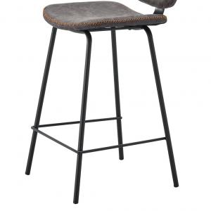 Стул полубарный Ziggy серый