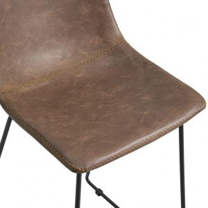 Стул полубарный Mendel коричневый