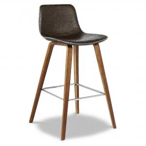 Полубарный стул Trenza коричневый