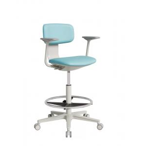 Высокое кресло КР24-В с подлокотниками - каркас нейлон+стекловолокно