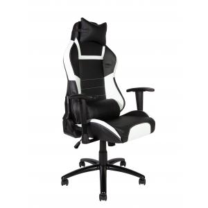 Игровое кресло Lotus PRO carbon, черно-белое
