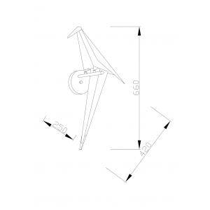 Бра origami Birds