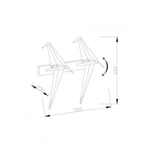 Бра origami Birds 2 плафона