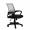 Кресло компьютерное Madi черная ткань, серая сетка